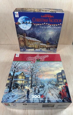 Christmas Vacation & Christmas Story 300 Piece Puzzles Lot Of 2 - Image 1 of 4