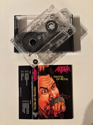 ANTHRAX - FISTFUL OF METAL (UK CASSETTE TAPE) - Image 1 of 4