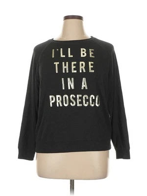 Sudadera negra XL Fifth Sun para mujer Foto 1 de 4