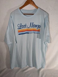Last Mango Boatworks Graphic T Shirt Men's 3XL Light Blue Jimmy Buffett - Picture 1 of 6