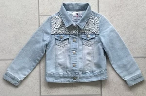 Girls Primark Light Blue Denim Jacket Age 3-4 Years - Picture 1 of 5