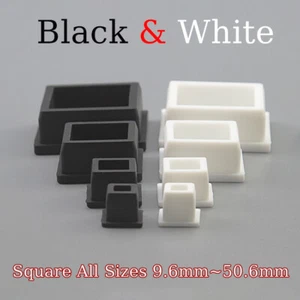 Square Silicone Rubber Blanking Plugs Pipe End Caps Stopper Seal Hole Blanking - Picture 1 of 10