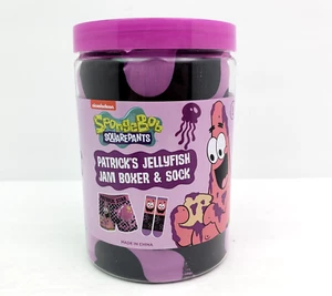 SpongeBob Squarepants Patricks Jellyfish Jam Mens Sz L Boxer & Sock Set - Picture 1 of 5