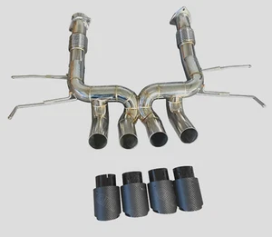 CATBACK EXHAUST for CHEVROLET CORVETTE C8 Z06 2020-2024 EXHAUST TIPS - Picture 1 of 6