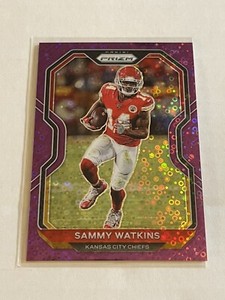2020 Panini Prizm Sammy Watkins /35 Purple No Huddle #121 Bills Chiefs Ravens SP