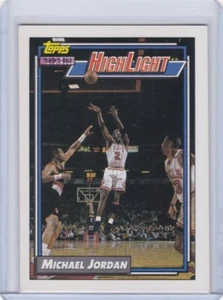 1992 Topps Basketball Card #3 Michael Jordan HL Chicago Bulls - NrMt-Mint - Picture 1 of 2