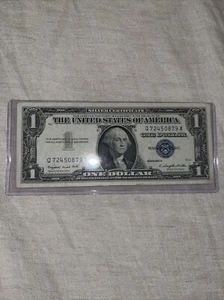 1957 A , 1 Dollar Bill Great Condition . Old Bill! - Picture 1 of 3