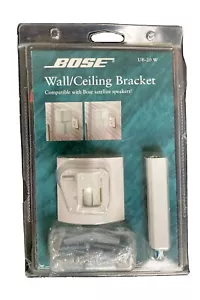 BOSE UB-20 WHITE WALL/CEILING BRACKET FOR BOSE SATELLITE SPKRS NEW IN BOX SEALED - Picture 1 of 12