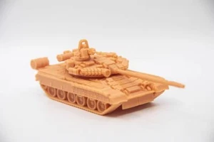 3D gedruckt 1/87 Modern Russian T80BV Kampfpanzer unbemalt Bausatz Modell - Bild 1 von 4