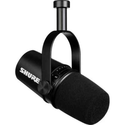 Shure MV7 Podcast Microphone Black - Image 1 of 4