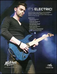 Guitarra eléctrica Mitchell HD Series HD400 doble corte publicidad impresión - Imagen 1 de 3