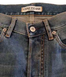 STONE ISLAND VINTAGE STRAIGHT LEG JEANS W30 L34. CM10.1 - Picture 1 of 13