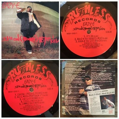 Eazy-E / It's On Dr. Dre 187um Killa 1993 US Original Vinyl EP Ruthless Records - Bild 1 von 4