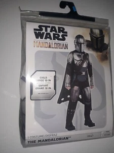 The Mandalorian Costume Star Wars Kids Boys Youth Size Large 12-14 NEW - Picture 1 of 8