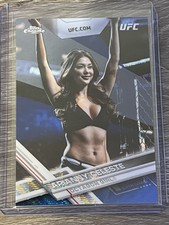 2017 Topps Chrome UFC Blue Wave Refractor #17 Arianny Celeste /75