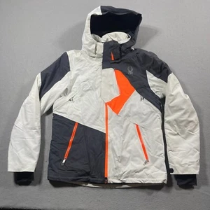 Spyder Leader Xtl 20k Mens M Hooded Ski Snowboard Winter Jacket Waterproof Coat - Picture 1 of 9