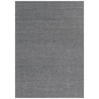 Indoor Outdoor Area Rug 6 x 8 ft Large Solid Gray Floor Carpet Patio Deck NEW - Image 1 of 4