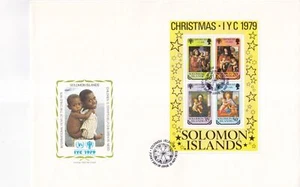 SA32h Solomon Islands 1979 International Year of Child FDC - Picture 1 of 1