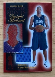 2004/05 Topps Pristine Rookie Sign-In Player Worn Shorts #RSI-DH Dwight Howard - Picture 1 of 2