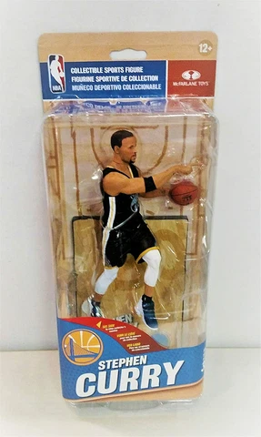 McFarlane NBA Golden State Warriors Stephen Curry - Town Figurine BLACK UNIFORM Cover