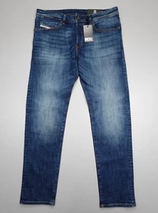 Diesel Men's Buster Tapered Jeans Regular Fit RB062 Blue Stretch 30" Inseam $225 - Picture 1 of 11