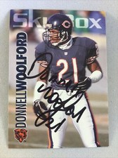 Donnell Woolford -Clemson- Chicago Bears Autographed Card