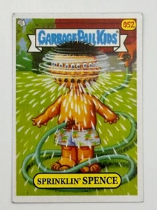 Garbage Pail Kids #52 SPRINKLIN' SPENCE Nuevas Cartas Colombiano Extranjero GPK RARO - Imagen 1 de 2