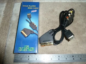 SONY PLAYSTATION 2 3 PS1 PS2 PS3 RGB SCART TV CABLE LEAD G-CON AV CONNECTORS NEW - Picture 1 of 1