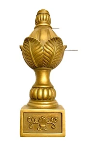 Beautiful Architectural Gold Wall Plaque, Finial, Medallion, Plaque, Decor - Picture 1 of 7