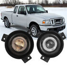 Fit 2001 2002 2003 Ford Ranger Fog Lights Driving Halo Projector Lamp Clear Lens