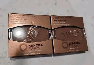 Lor Of 2 Mineral Fusion Pressed Powder Foundation Deep 6 Mocha 0.32 oz  - Image 1 of 4