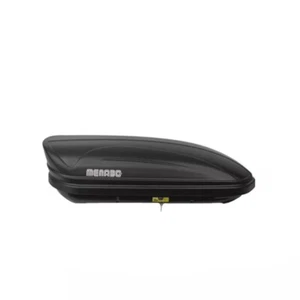 Box  Baule da Tetto per Auto Portapacchi Menabo Marathon Dark da 320 litri Nero - Foto 1 di 8