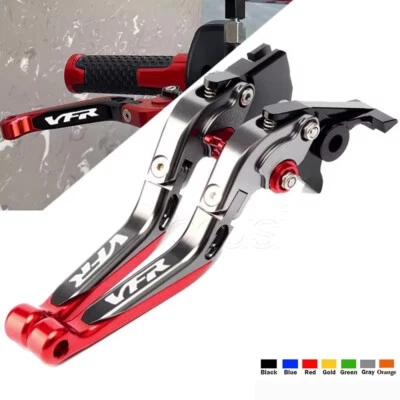 For HONDA VFR750 800 VFR800F VFR1200F CNC Folding Extendable Brake Clutch Levers - Image 1 of 4
