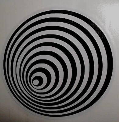 The Twilight Zone: Optical Illusion Spiral Vinyl Decal Sticker!  - Image 1 of 4