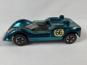 Hot Wheels Redlines Chaparral 2G Blue Teal Aqua 1968 USA - Picture 1 of 8