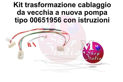 Kit cavi Pompa Riscaldante x 00651956 00654575 lavastoviglie Bosch Siemens Nef - Imagen 1 de 2