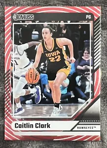 2023-24 Panini Donruss CAITLIN CLARK Kollektion VORTEX rote Folie #8 Iowa TARGET - Bild 1 von 2