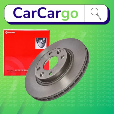 Par de discos de freno delanteros ventilados Brembo para Smart Fortwo 0,9 2014-2024 258 mm Foto 1 de 4