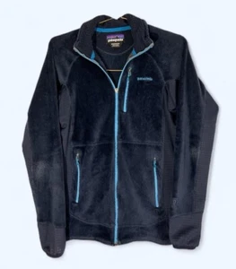 Patagonia R2 Jacket Mens MEDIUM Blue Fleece Regulator Full Zip Polartec Slim Fit - Picture 1 of 8