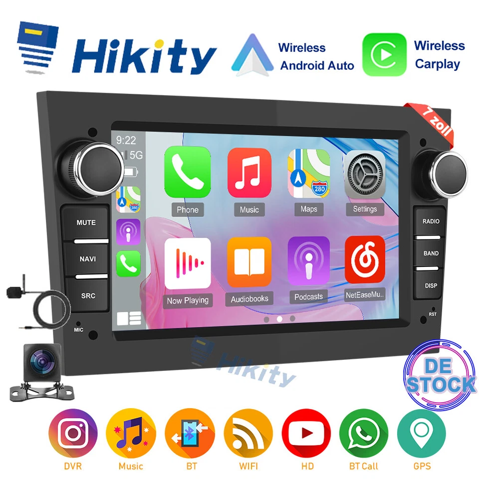 Android15 Apple Carplay Autoradio GPS Navi Für Opel Astra H G Corsa C D Meriva A - Bild 1 von 4