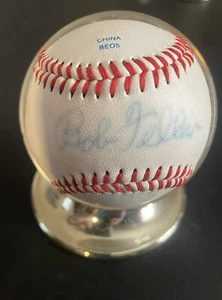 Bob Feller HOF Autographed Rawlings Official League Baseball Cleveland Indians - Picture 1 of 3