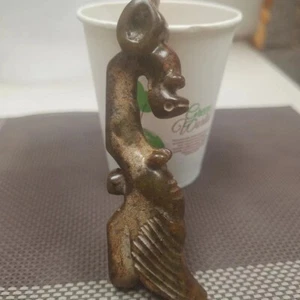 China jade,collectibles, manual sculpture pendant,Ancient dragon jade statue3483 - Picture 1 of 4