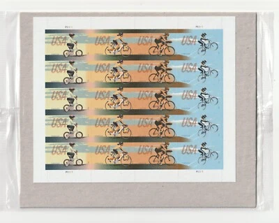 US 4687-4690 4690a Bicycling F sheet 20 (sealed) MNH 2012 - Image 1 of 3
