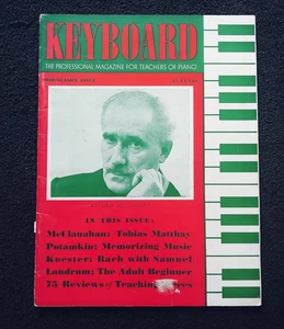 Vintage KEYBOARD Magazine - Nov 1939 - Artura Toscanini, Piano Teachers - Imagen 1 de 8