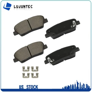Two Pair Rear Ceramic Brake Pads w/ Hardware Set for KIA SORENTO 2015 - 2020 - Foto 1 di 10