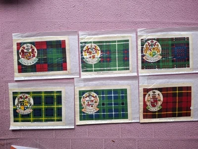 GODFREY PHILLIPS SILKS ISSUE - CLAN TARTANS 'P' SIZED x 6  abt GD - Image 1 of 4