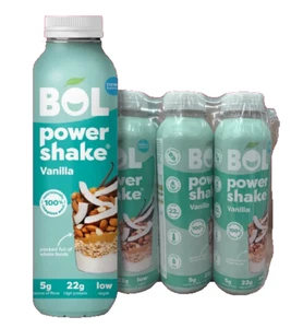 6 x BOL Power Shakes Vanilla 410g New & Sealed Dairy, Sugar & Gluten Free 07/25 - Picture 1 of 1