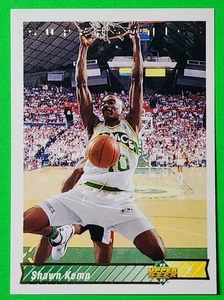 1992-93 Upper Deck Basketball Card #240 Shawn Kemp Seattle Supersonics NM - Bild 1 von 2