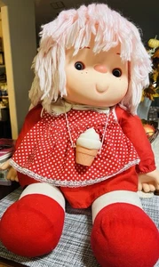 Vintage Large 24 Inches 1980 J. Shin Co Ice Cream Doll - Picture 1 of 6