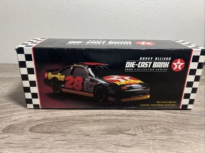Davey Allison #28 1:24 Havoline/ Texaco Die Cast Bank- First in the Series NIB!  - Image 1 of 4
